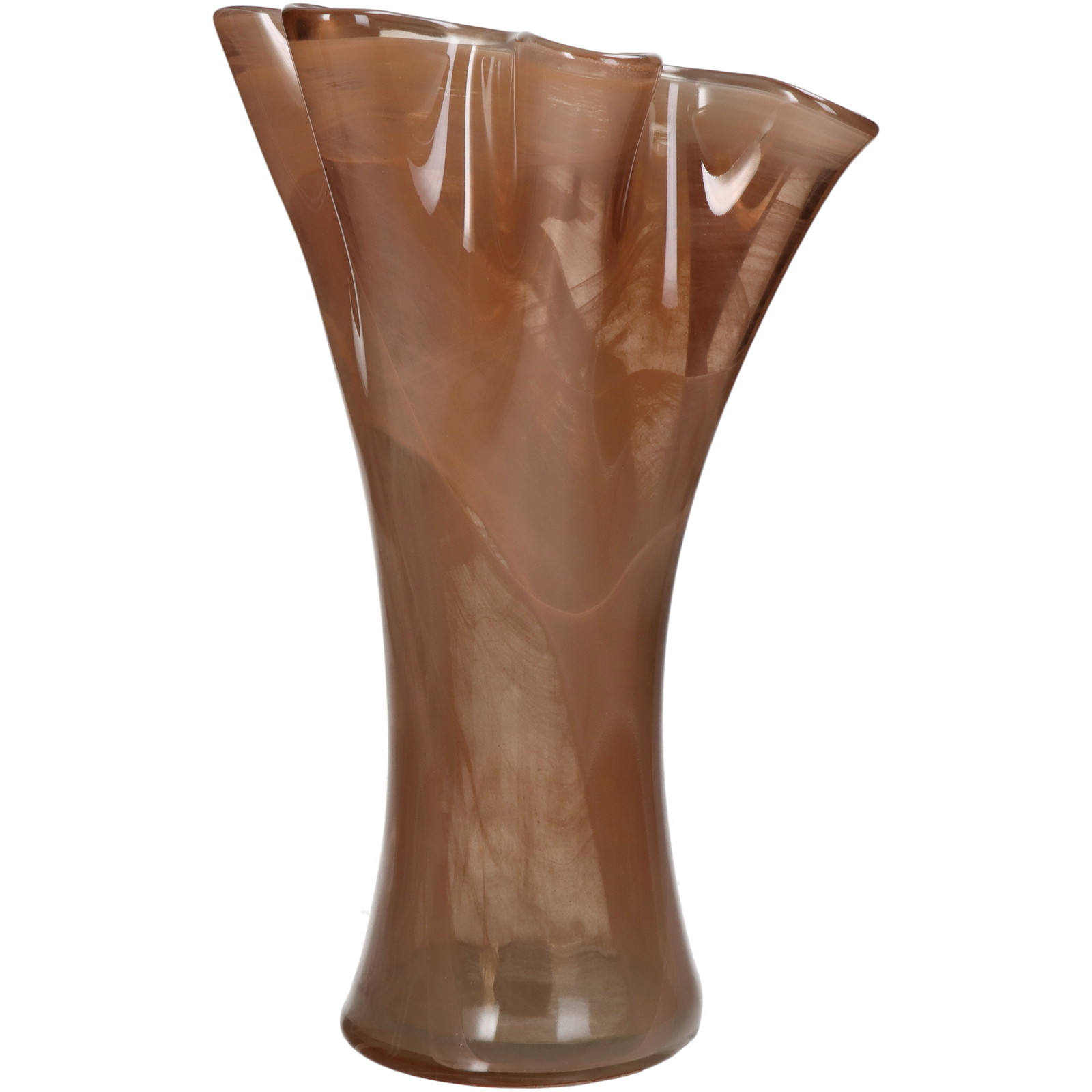 Vase Recycled Brown