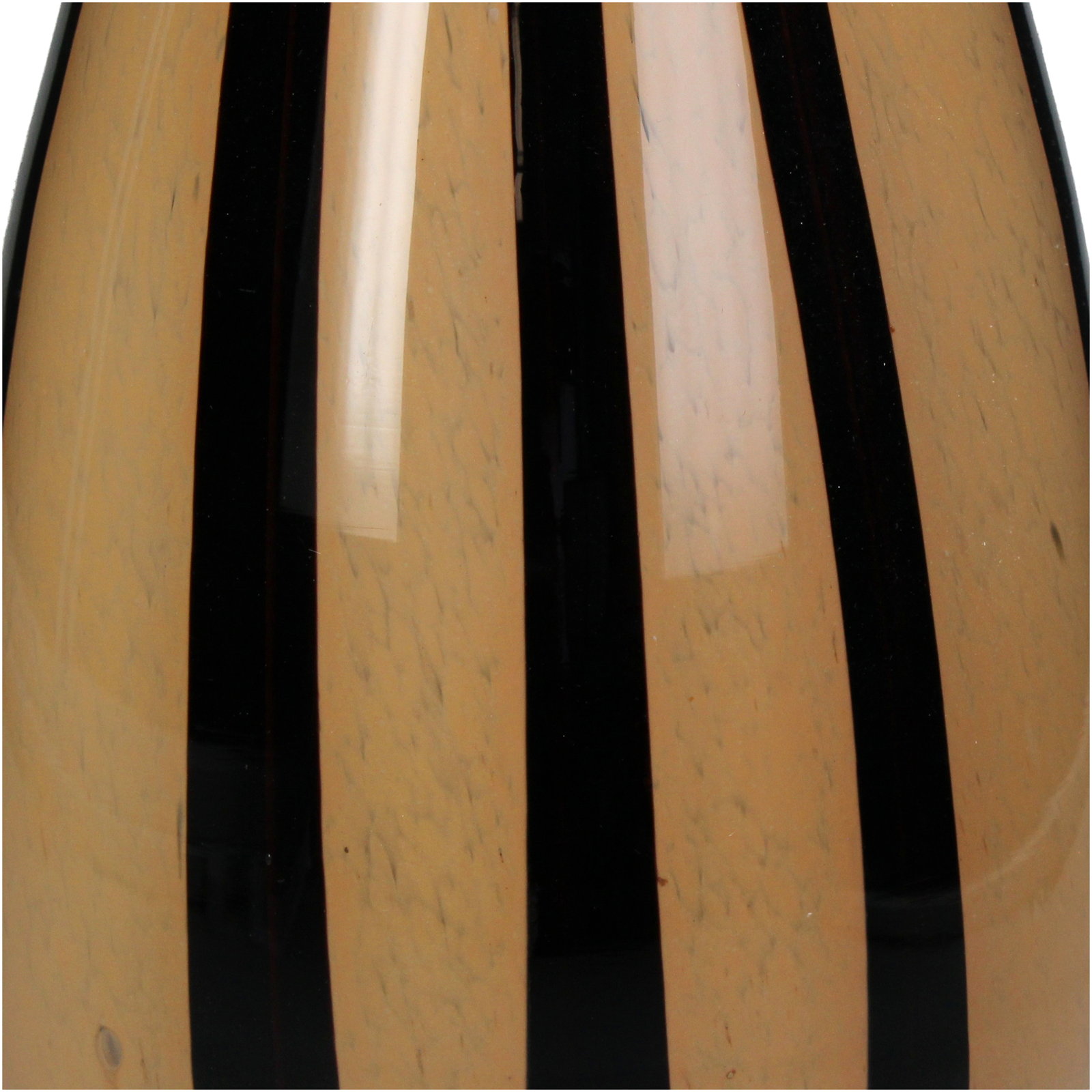 Vase Stripe Glass Peach