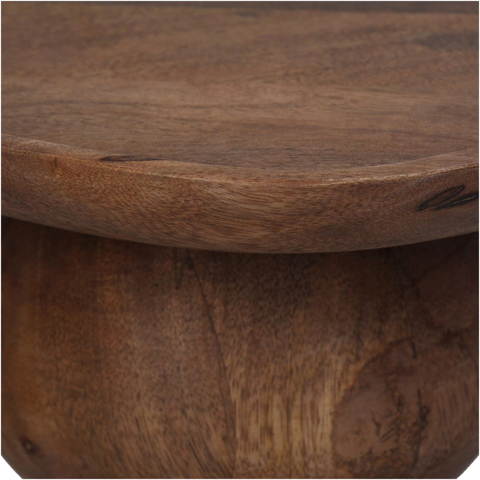 Cake Stand Wood Brown