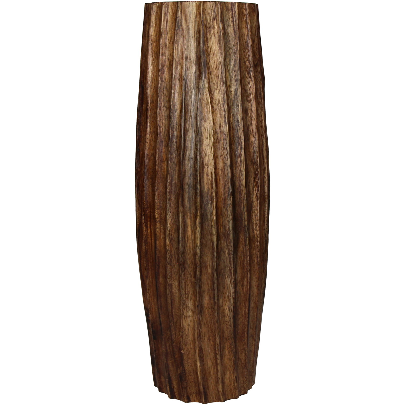 Vase Mango Wood Brown 15x15x42cm