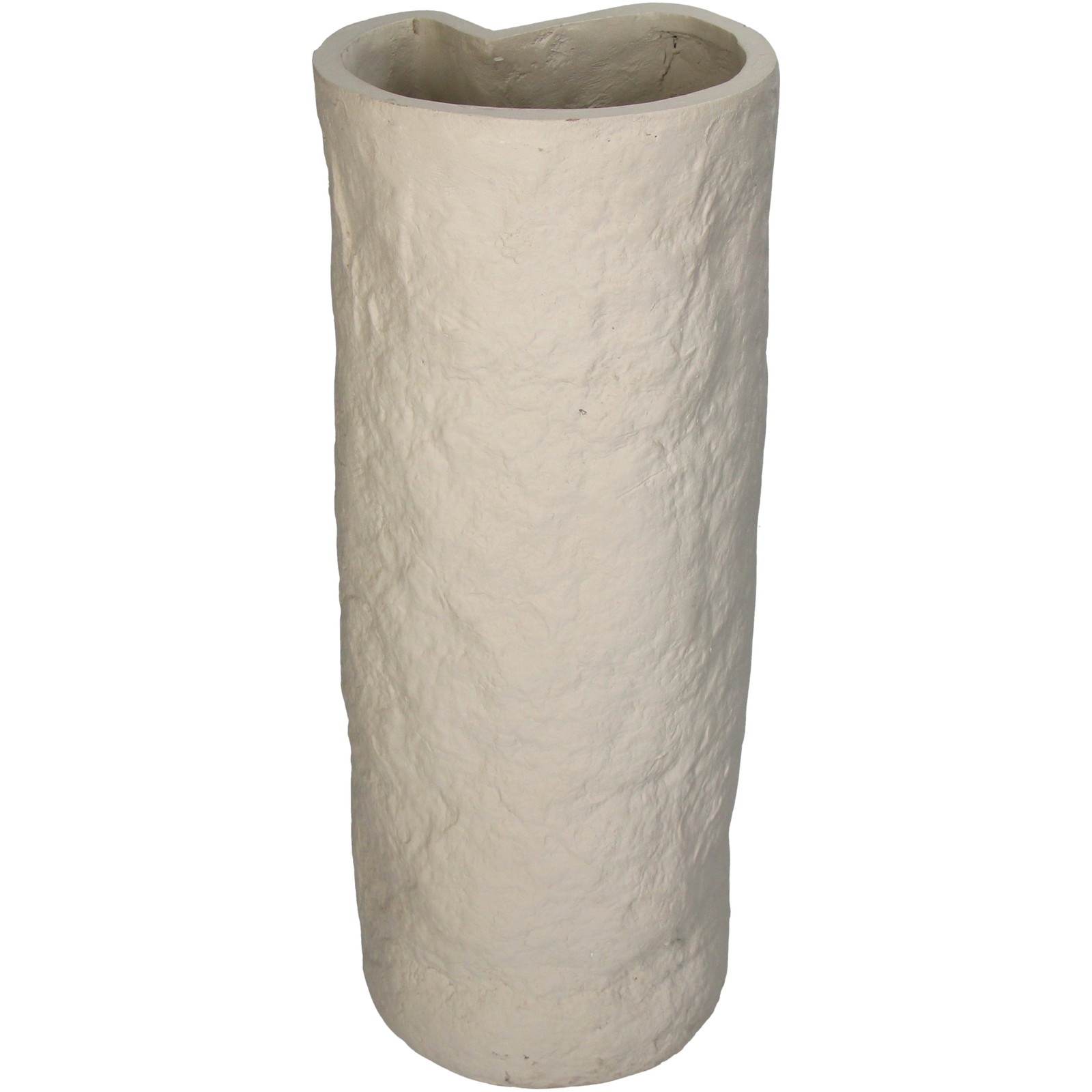 ��Vase Papermache Beige