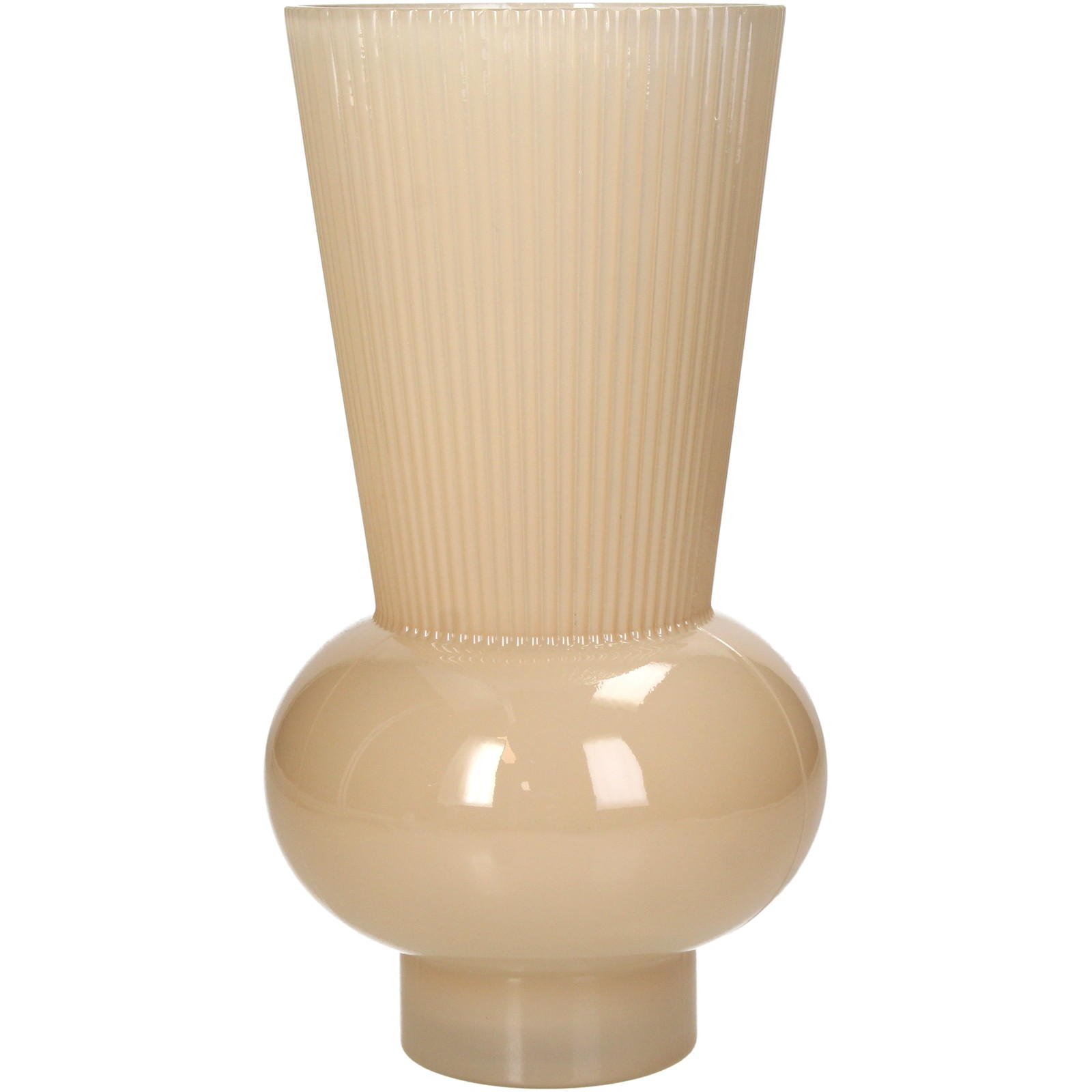 ■Vase Glass Beige