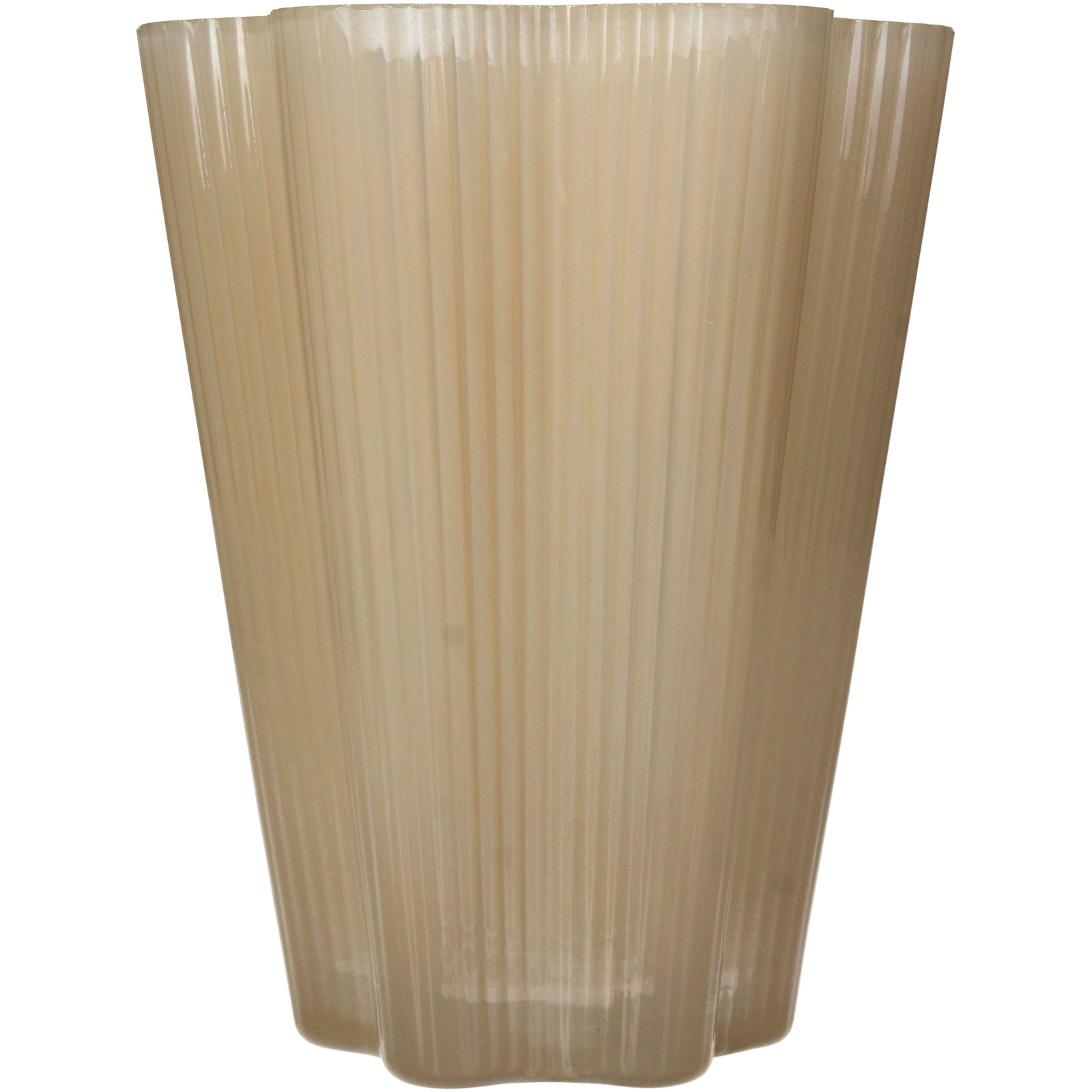 ■Vase Glass Beige