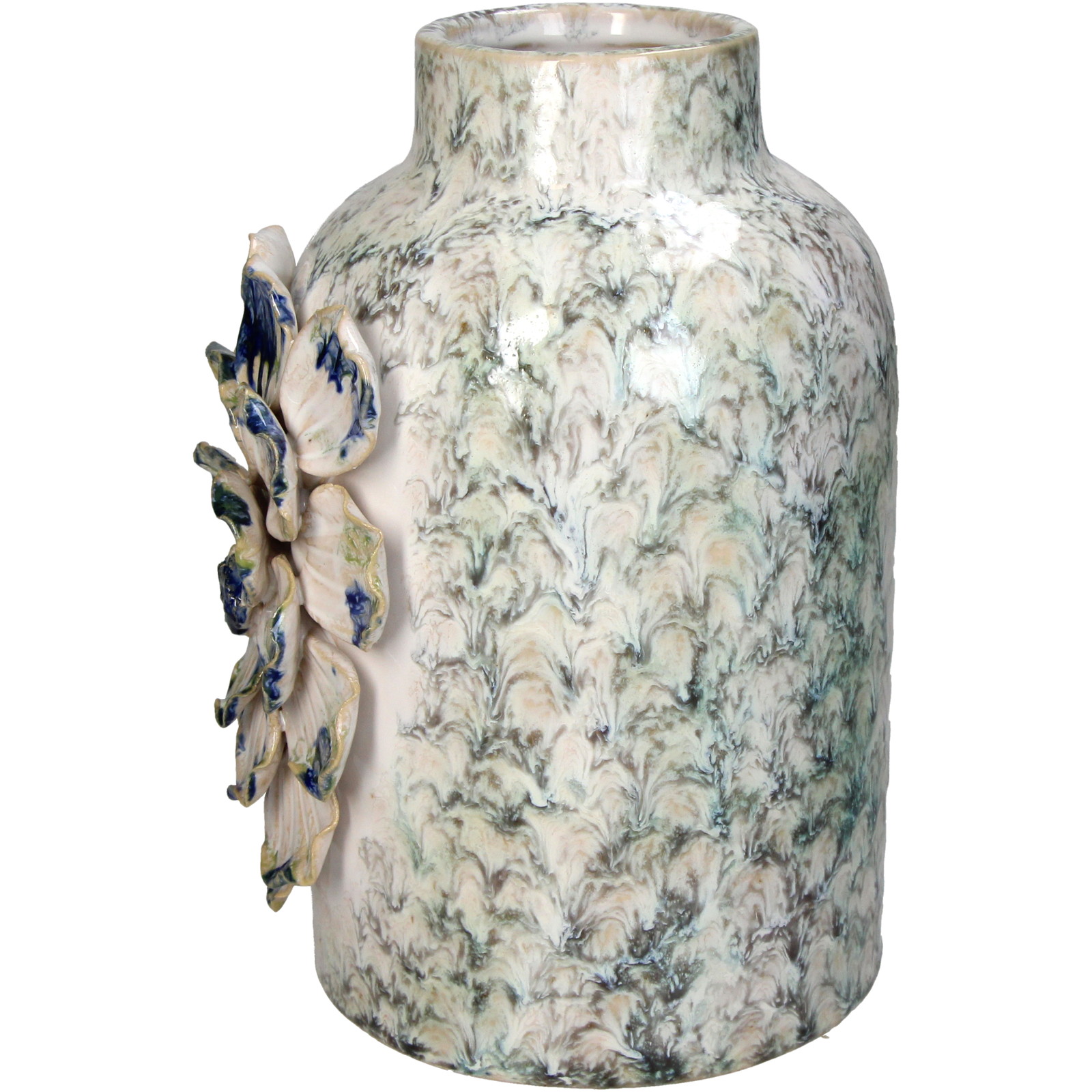 Vase Stoneware Blue