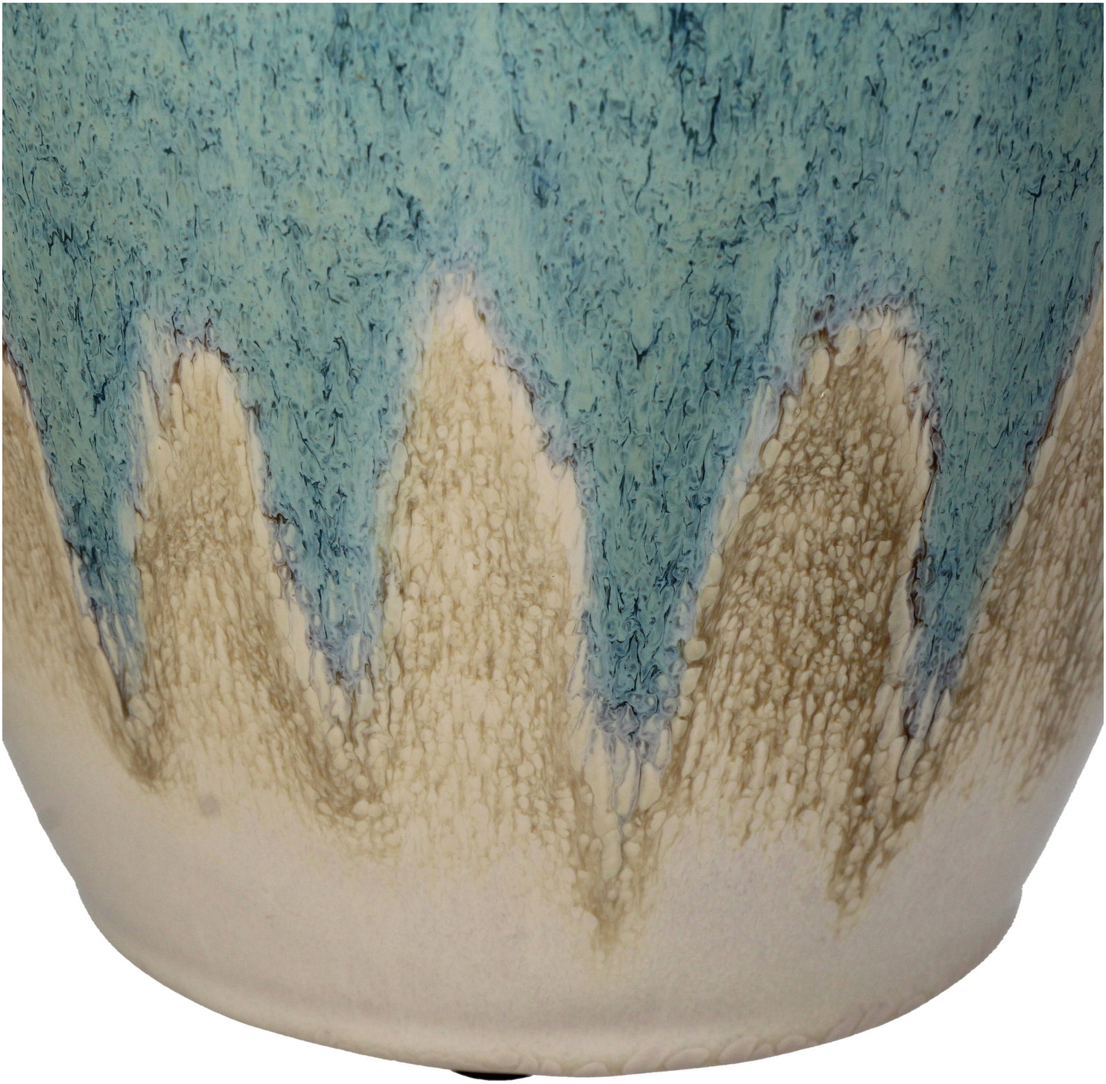 Vase Stoneware Blue