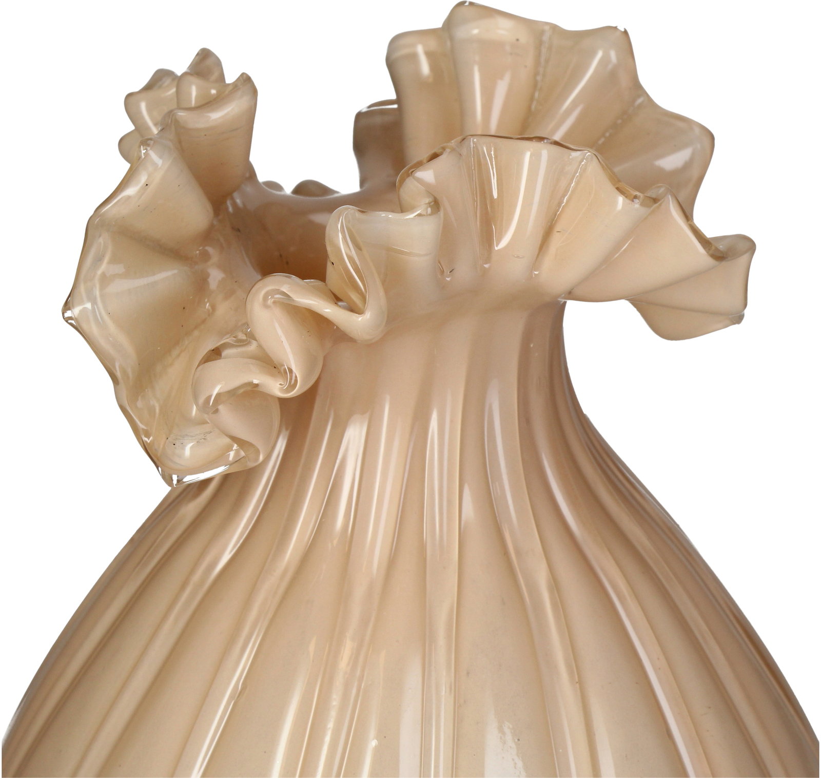 Vase Glass Beige