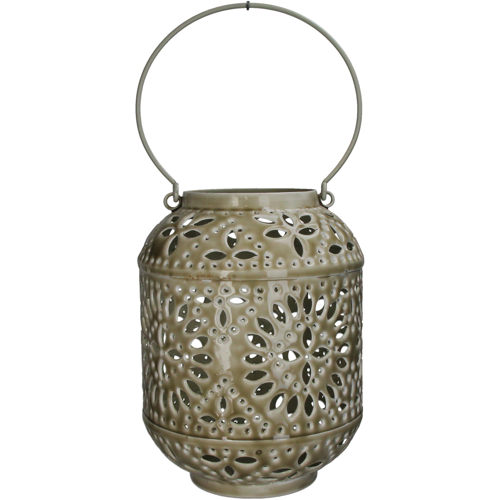 Lantern Metal Beige