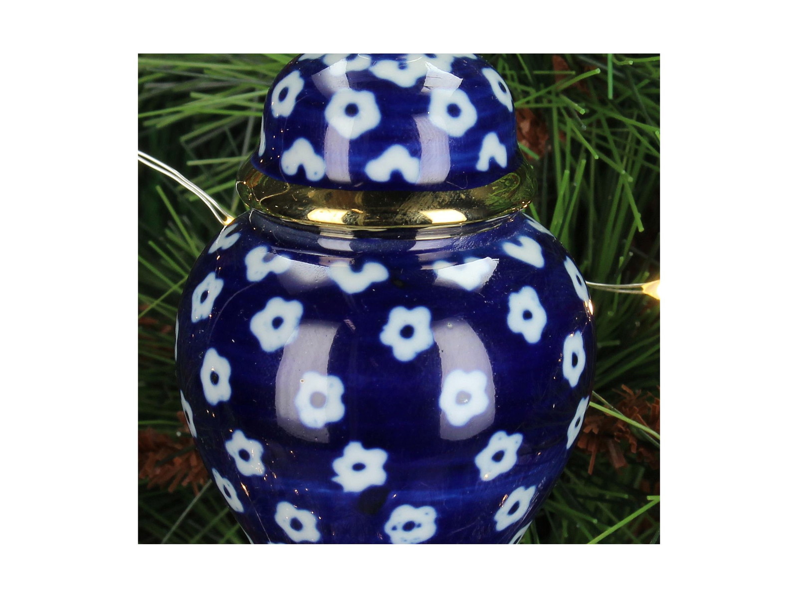 ■Ornament Jar Blue