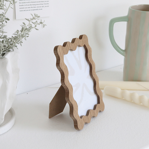 【個人宅配送不可】ウッドウェーブ・フォトフレーム