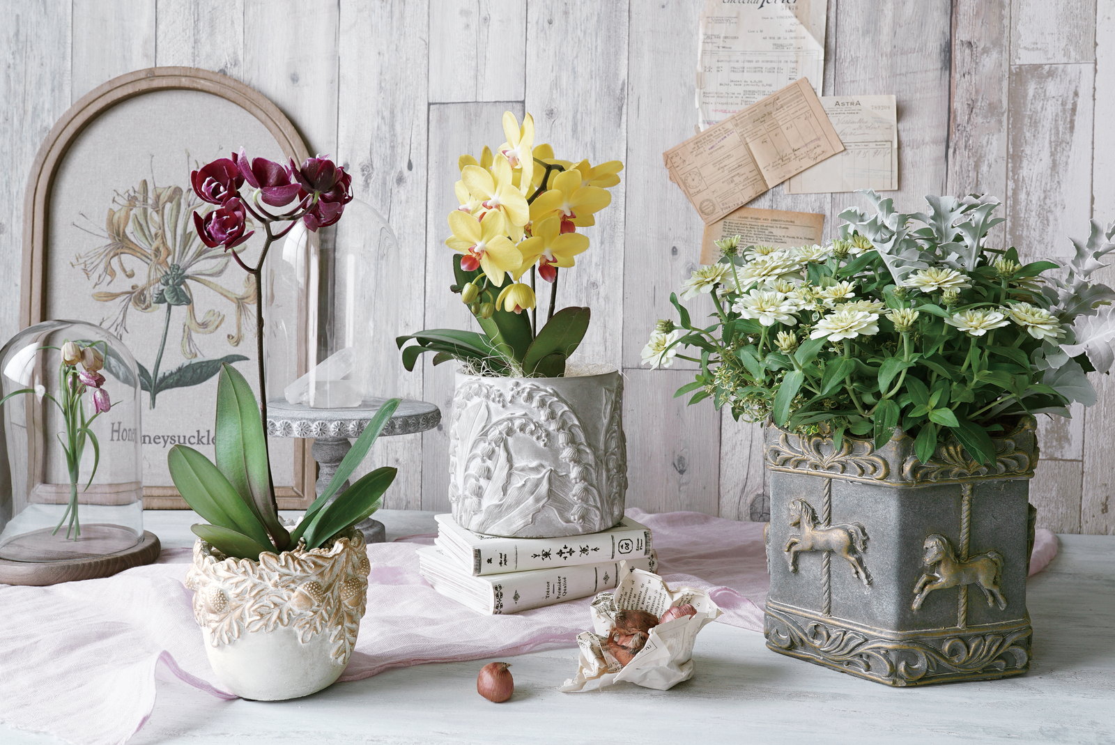 個人宅配送不可】ｴﾙﾒﾒﾘｰｺﾞｰﾗﾝﾄﾞ02-S-BG: フラワーベース・鉢カバー