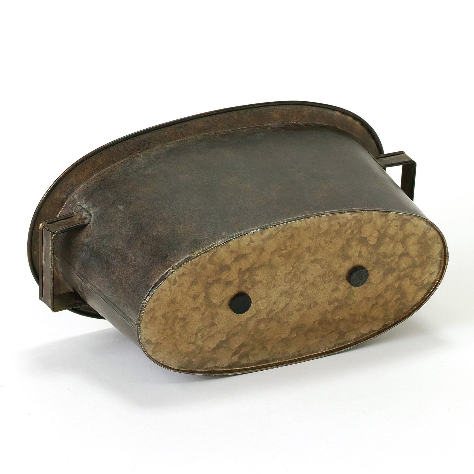 【個人宅配送不可】Deep Bloom ブリキオーバルポット