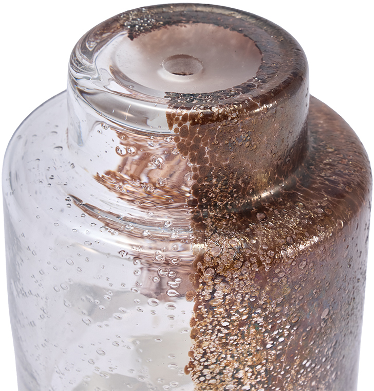 【個人宅不可】DGガラスステップポット&ソーサー10xH12 クリアMB