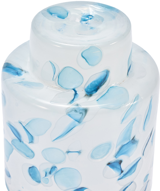 【個人宅配送不可】DGガラスステップポット&ソーサーφ10xH12 ホワイトBP