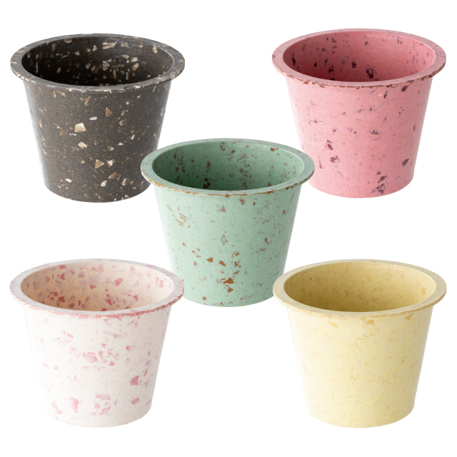 カラフルバンブーポット-S/ミントグリーン(10個)