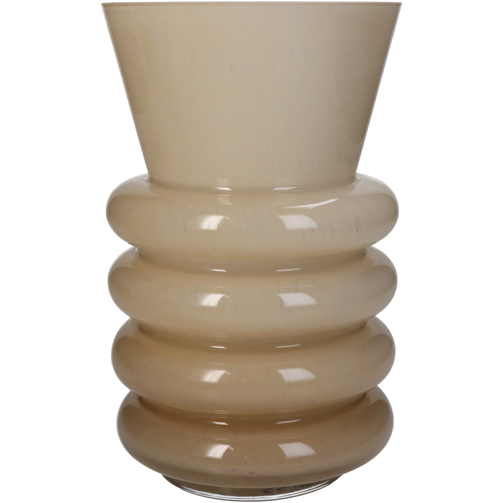 ■Vase Beige 13x13x21cm