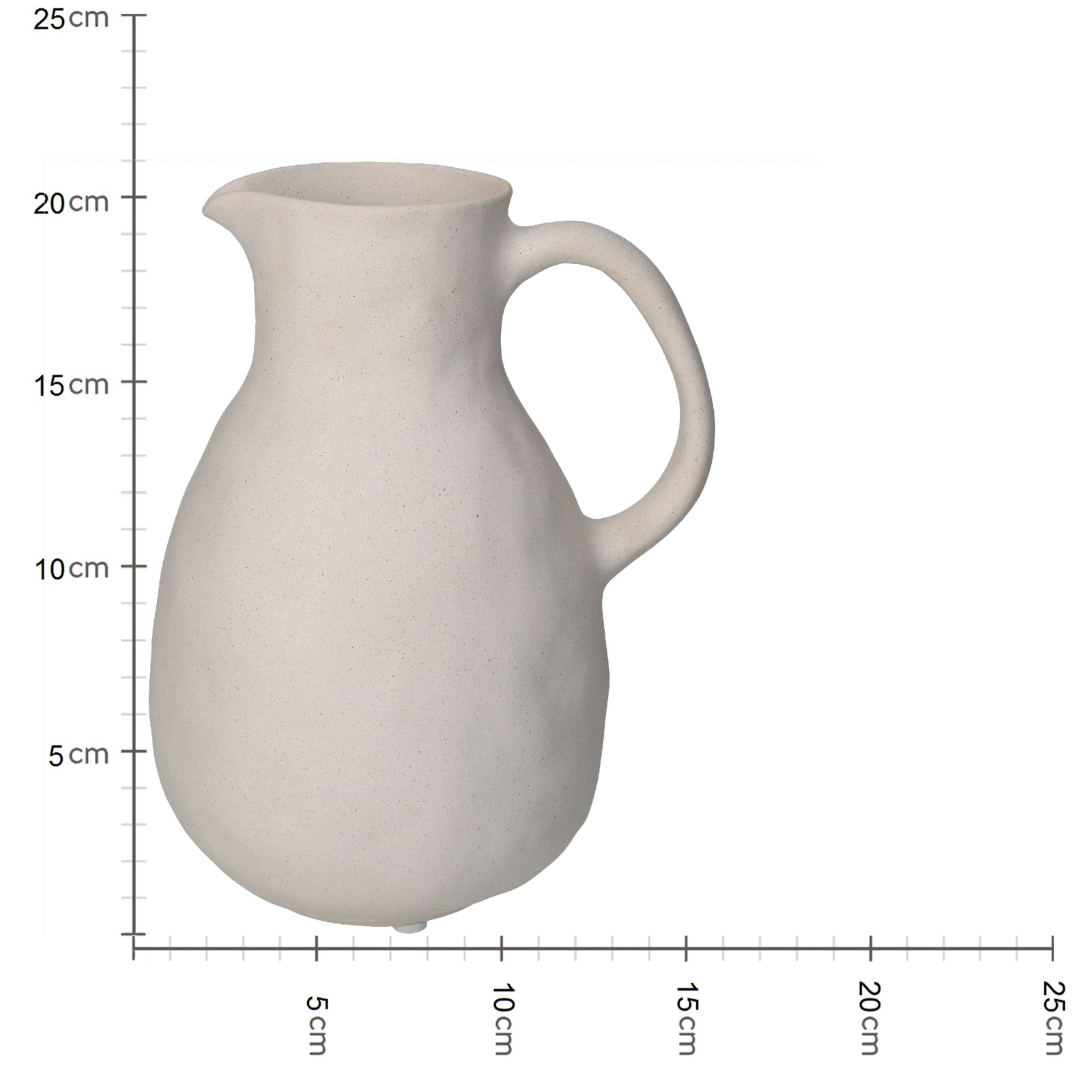 Vase White 21x12x16cm