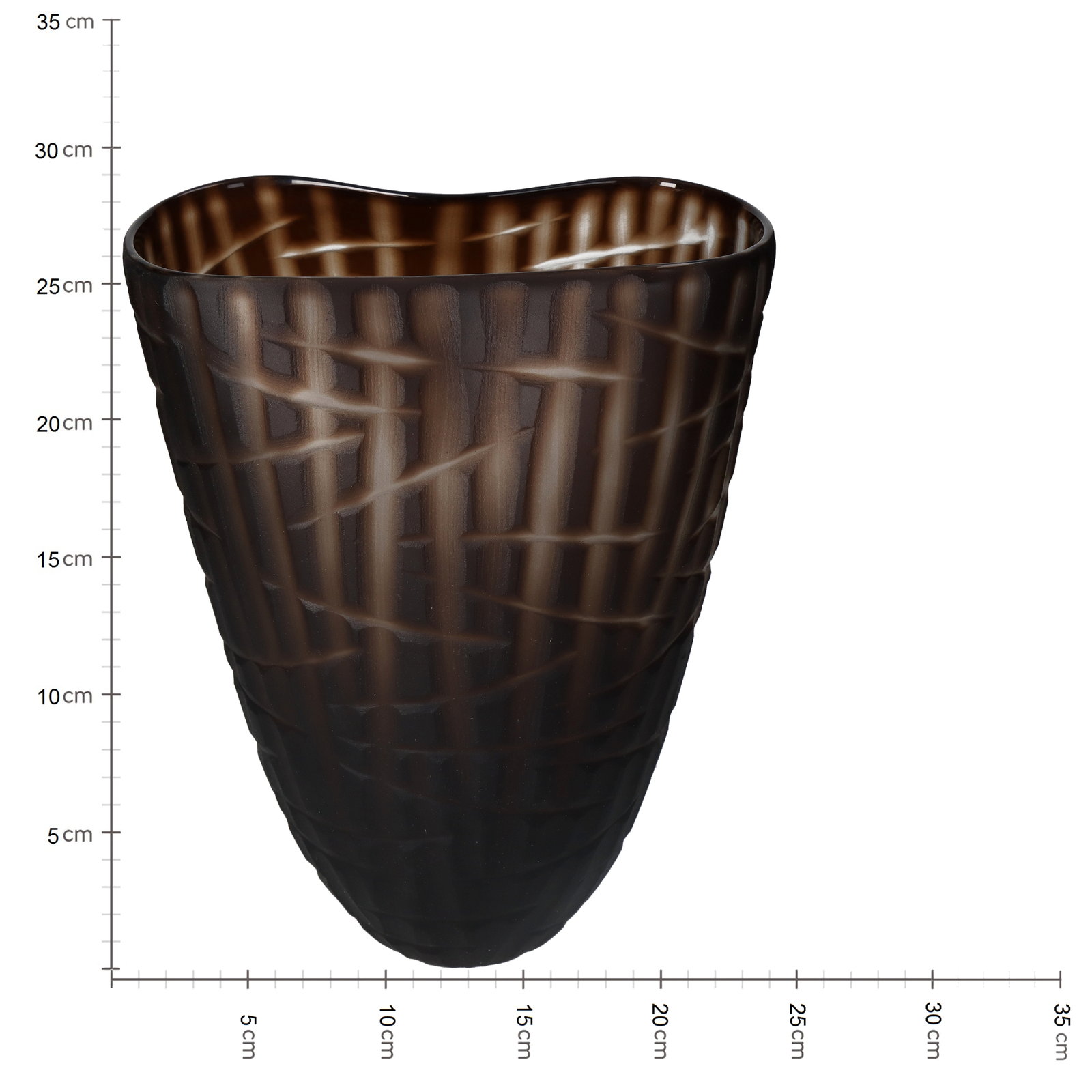 Vase Brown 29x14x22cm