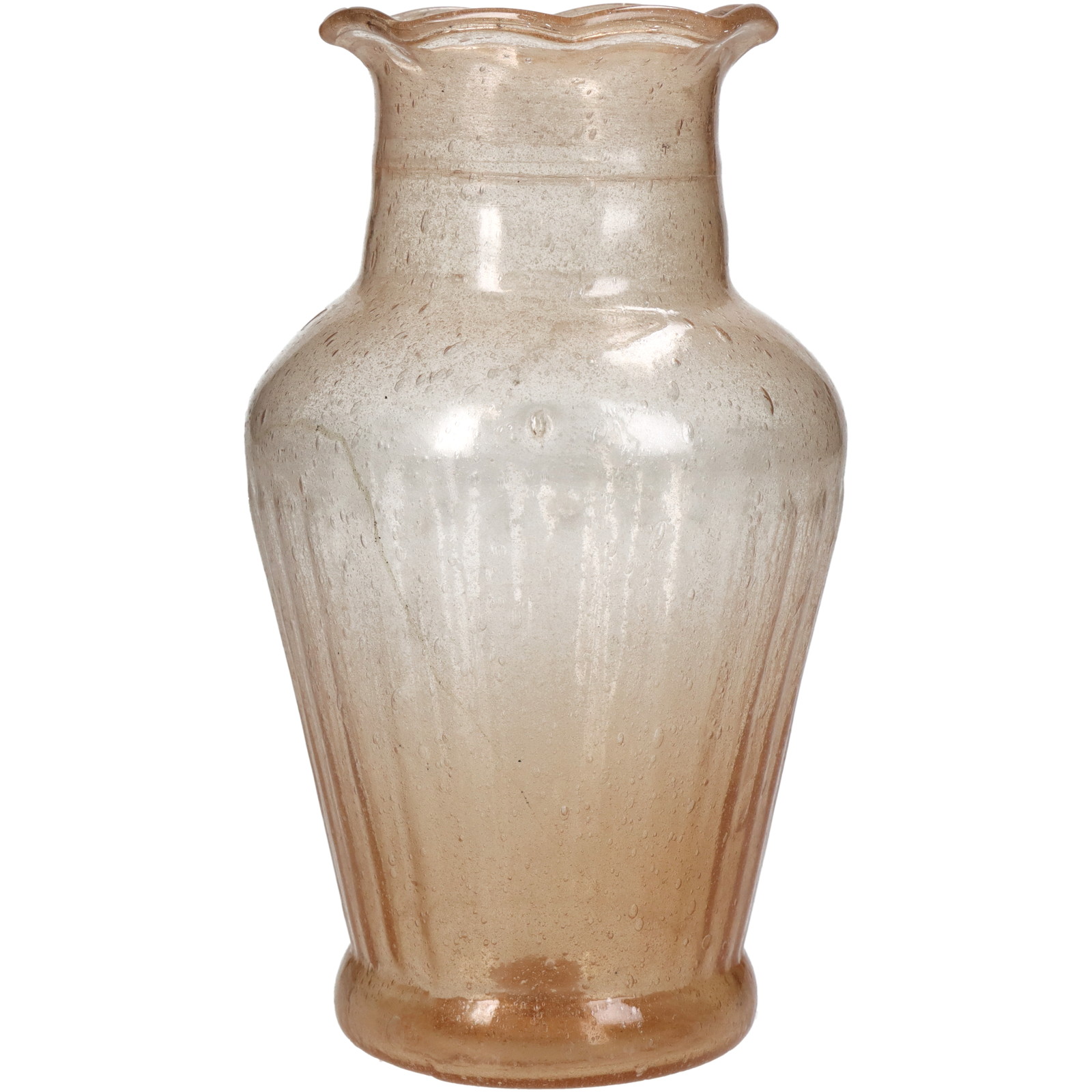 Vase Orange 9x9x15cm