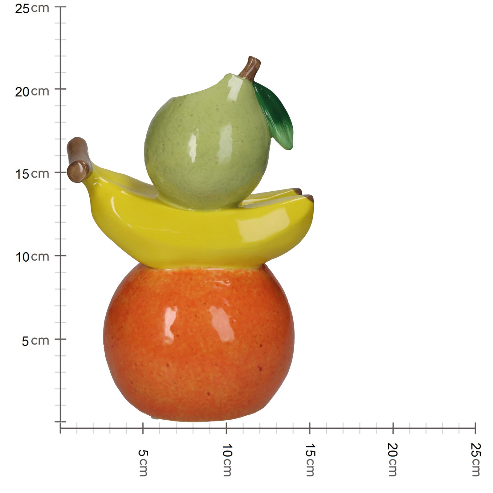 ■Vase Fruit Multi 15x12x22cm