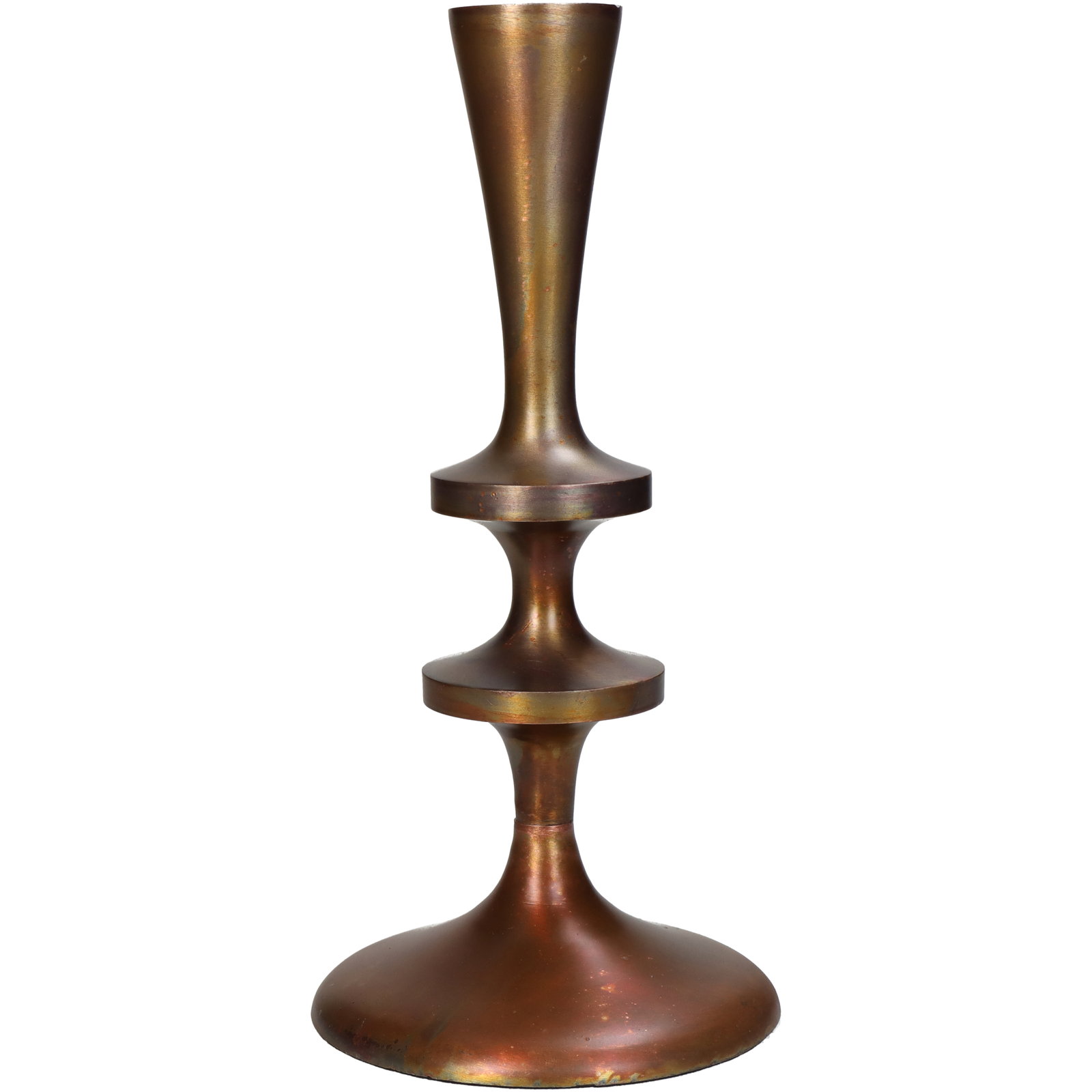 Candle Stick Bronze 11x11x23cm