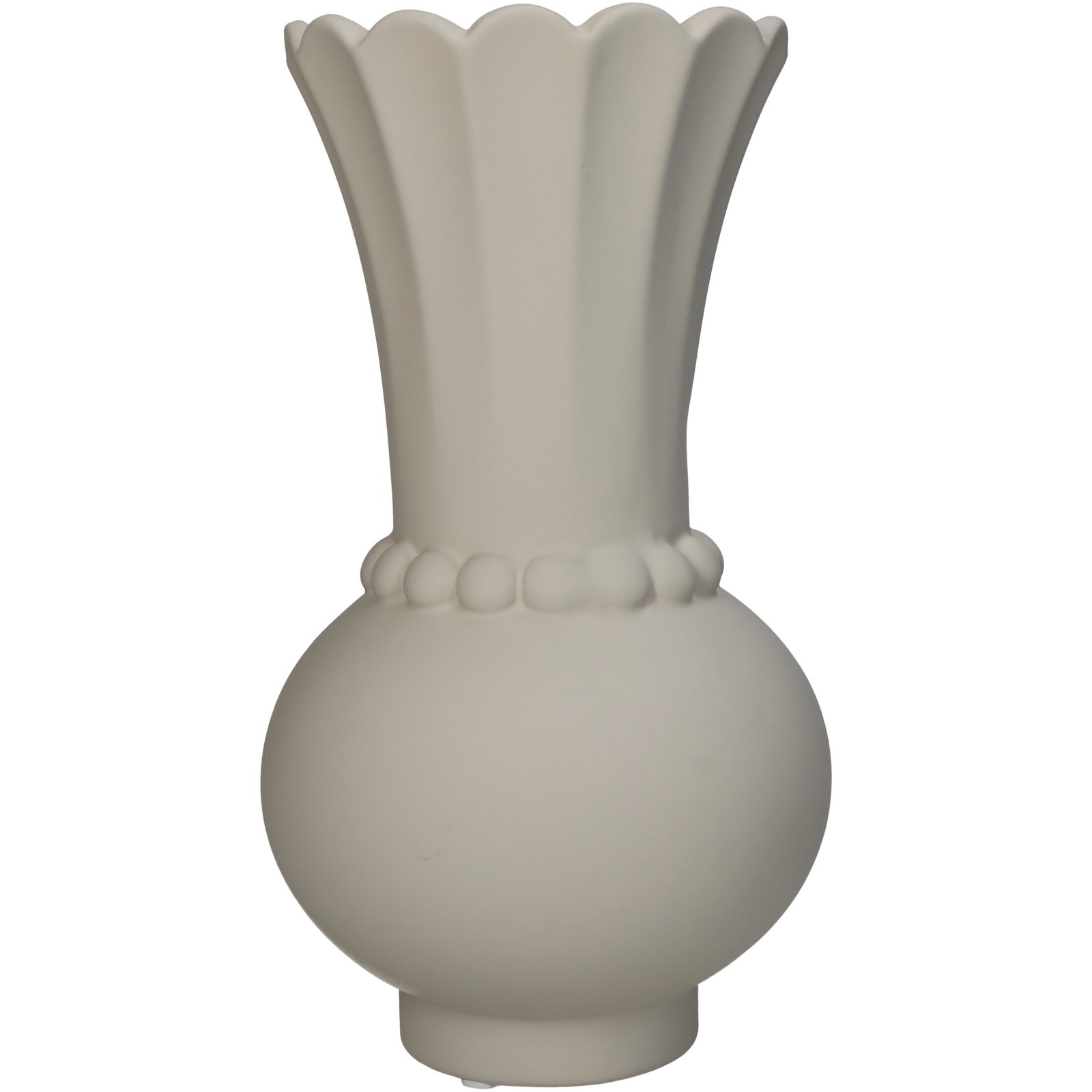 Vase Dolomite Ivory 14x14x26.1cm