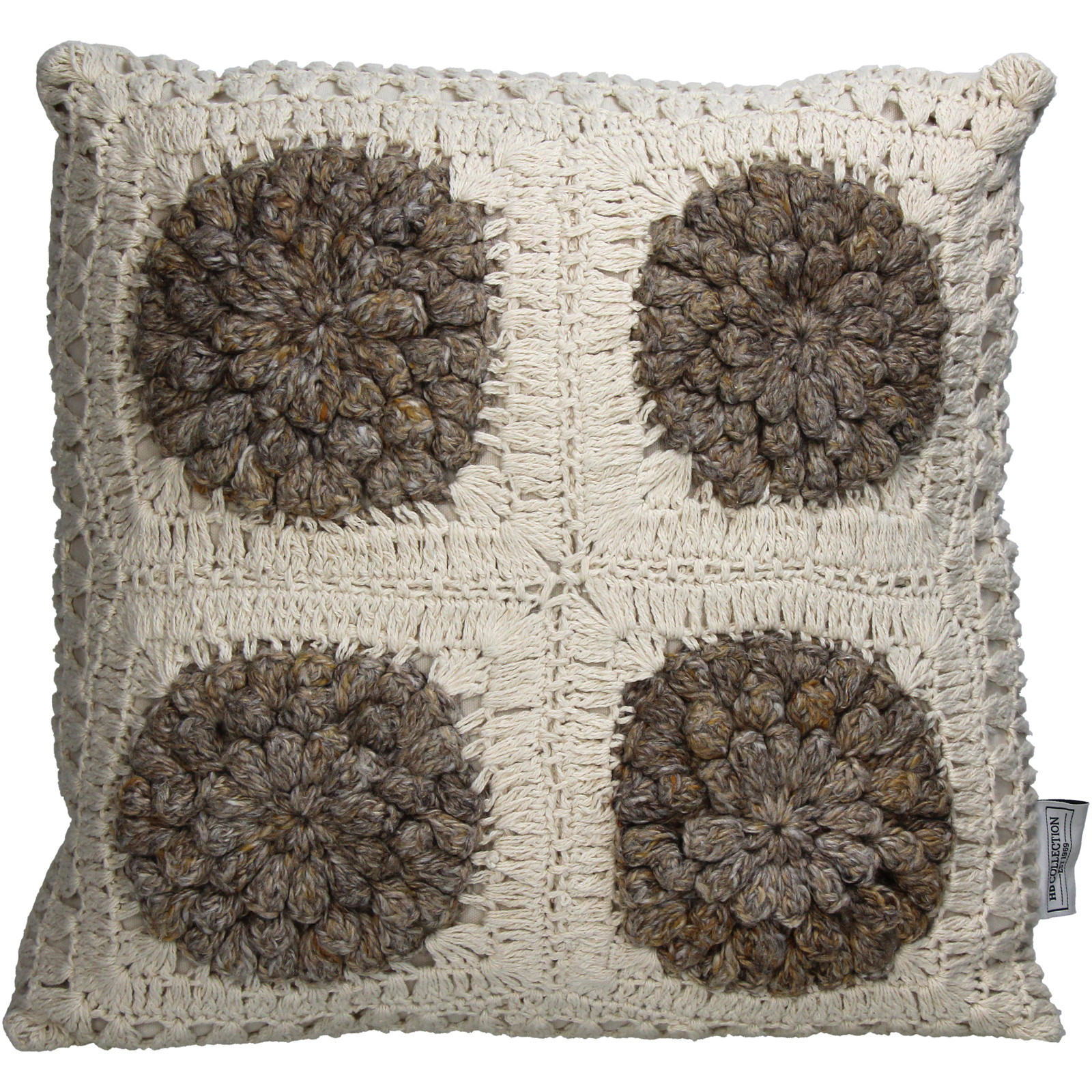 Cushion Cotton Ivory 45x45cm