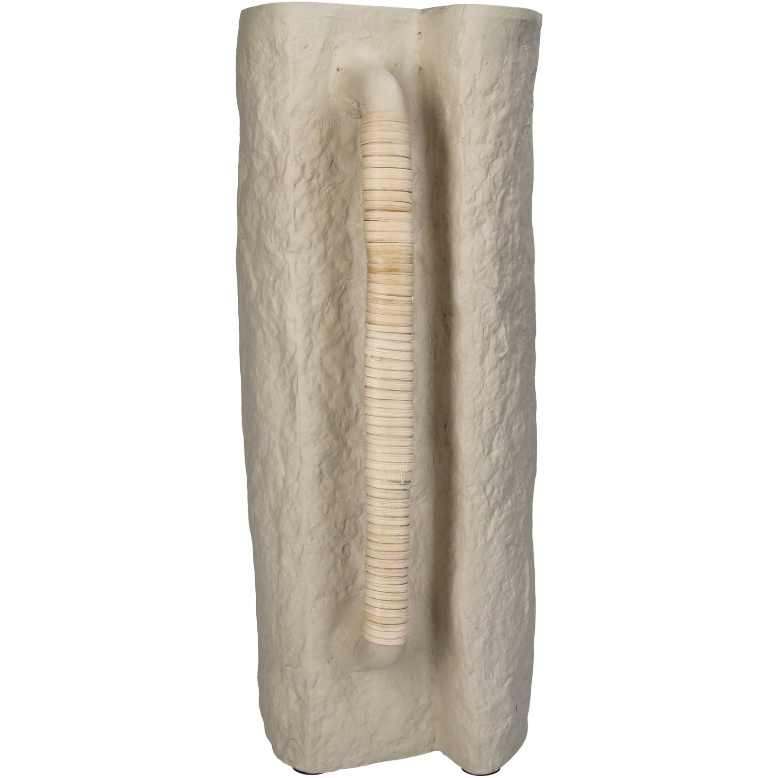��Vase Papermache Beige