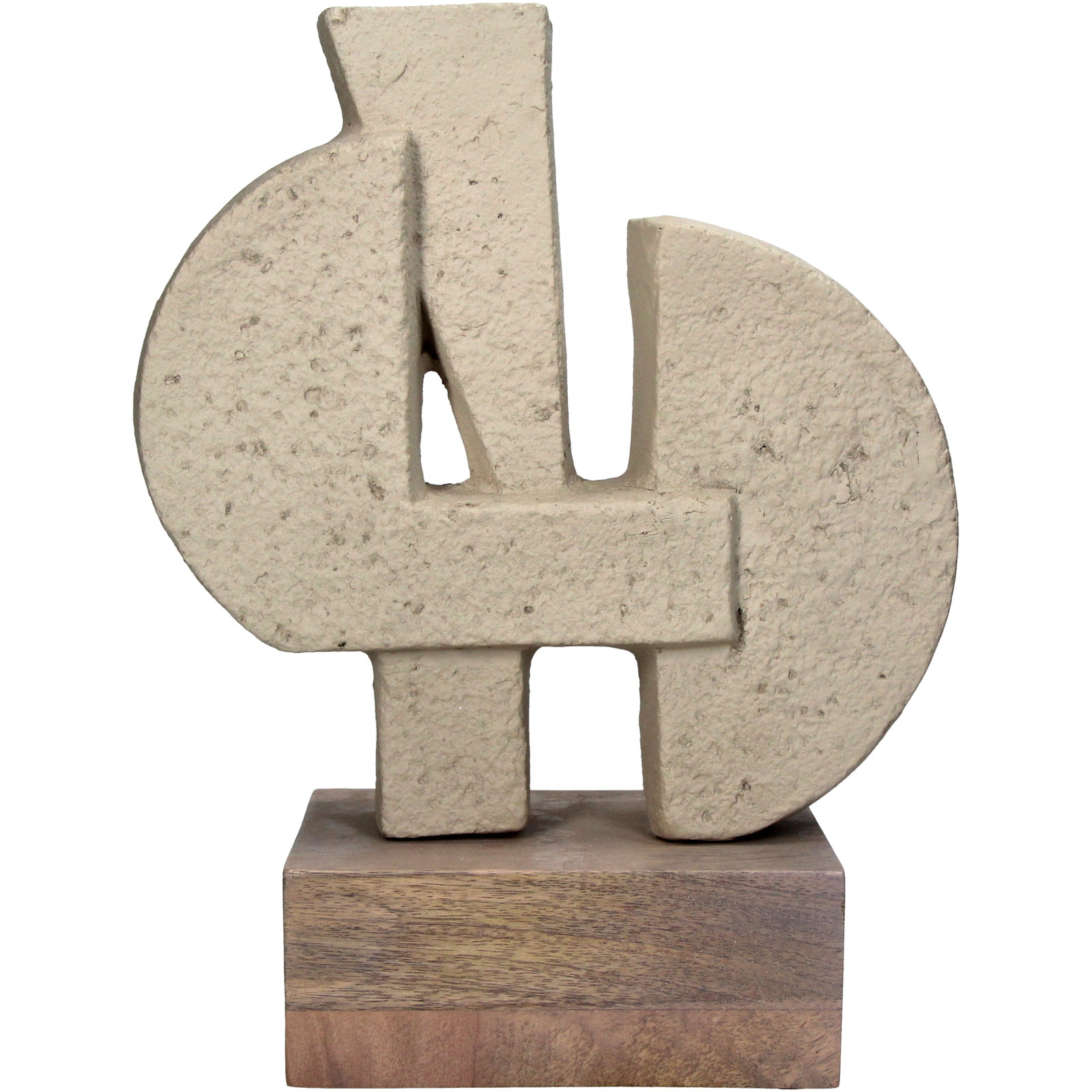 Ornament Papermache Beig