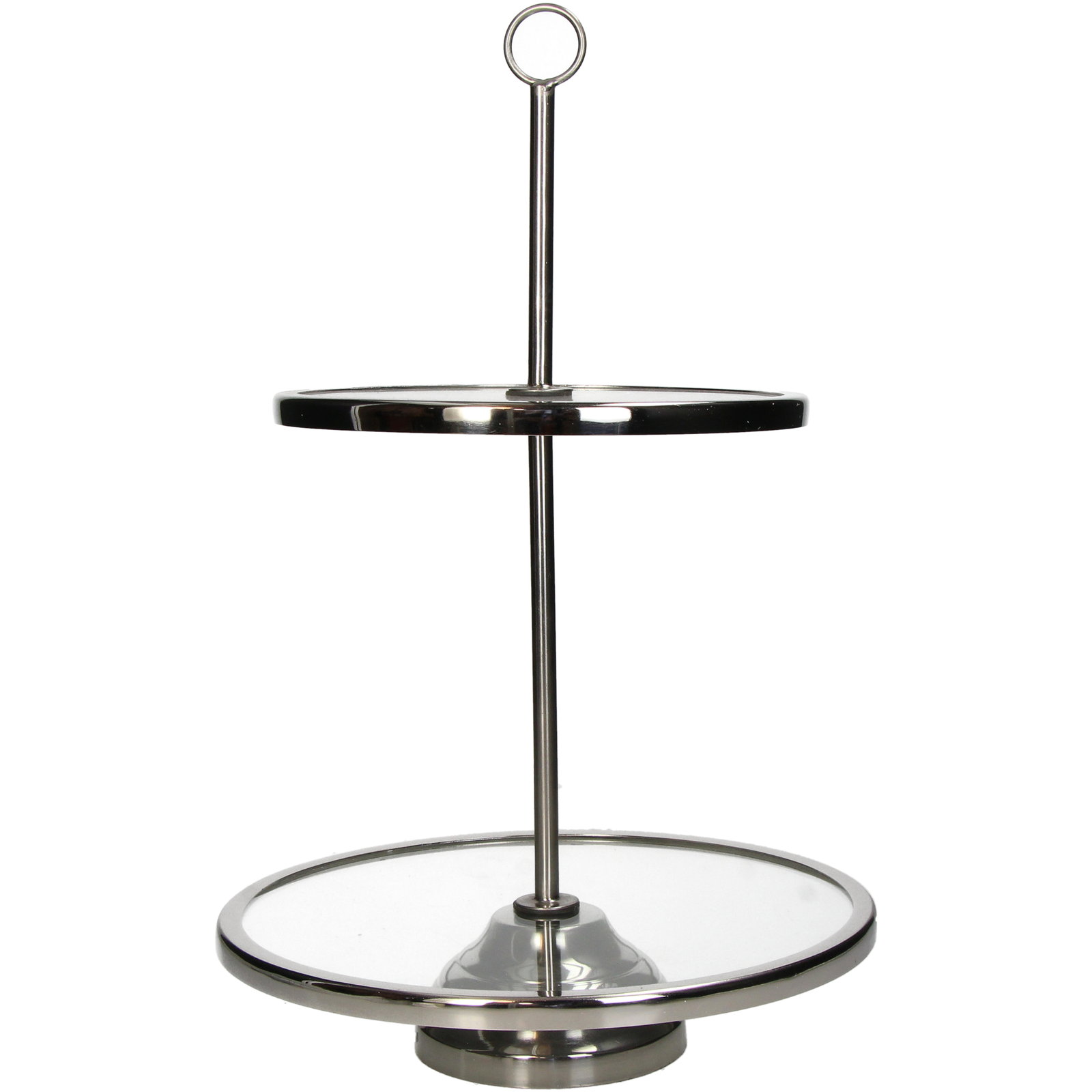 Etagere Iron Silver 26x26x41cm