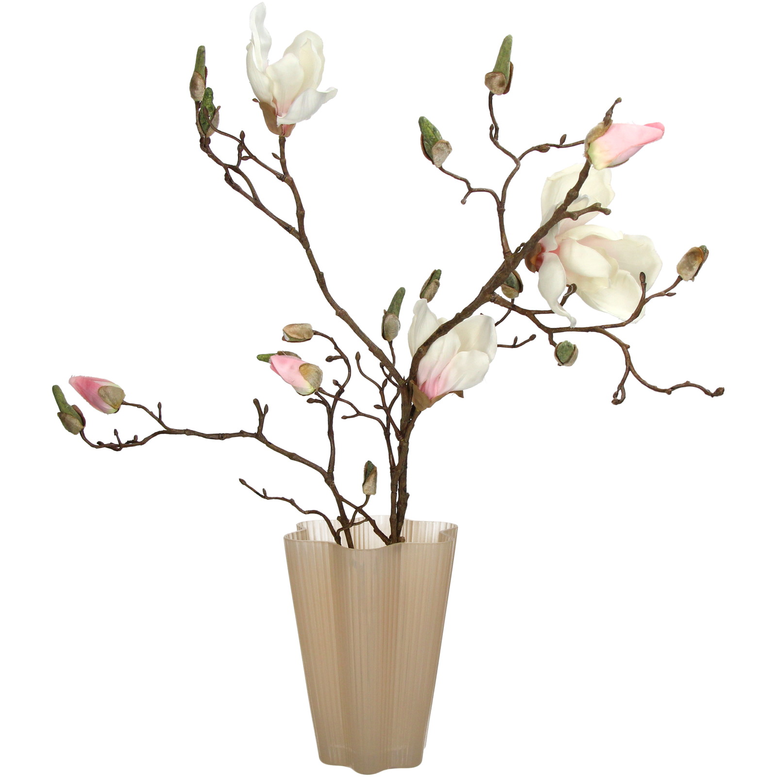 ■Vase Glass Beige