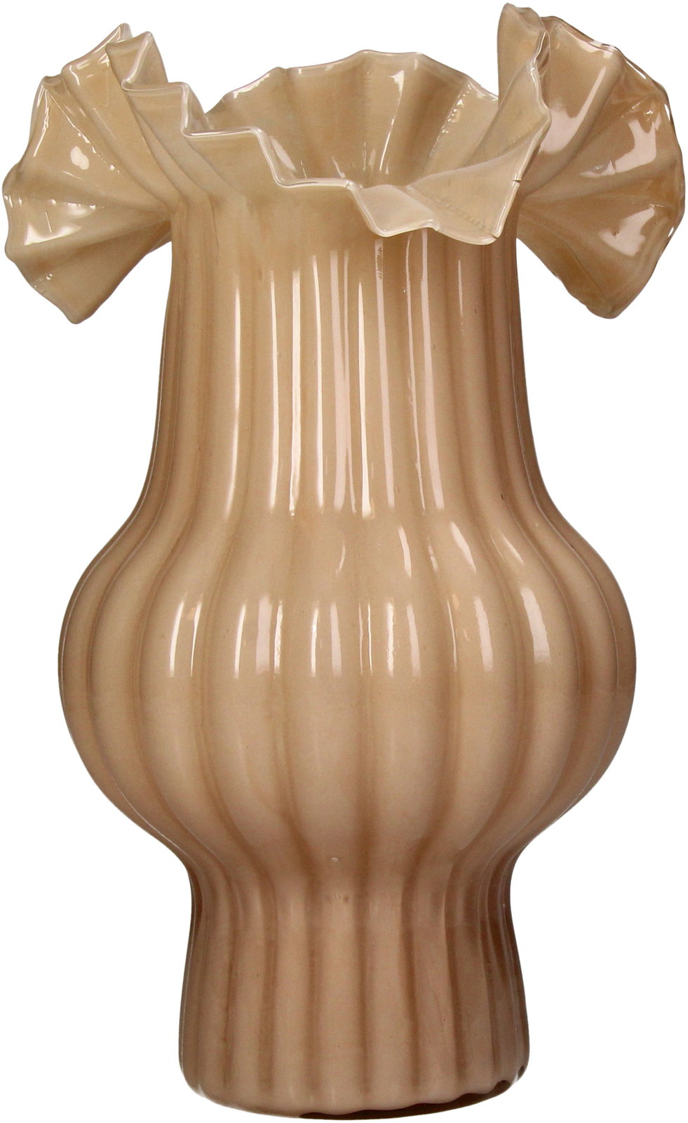 Vase Glass Beige