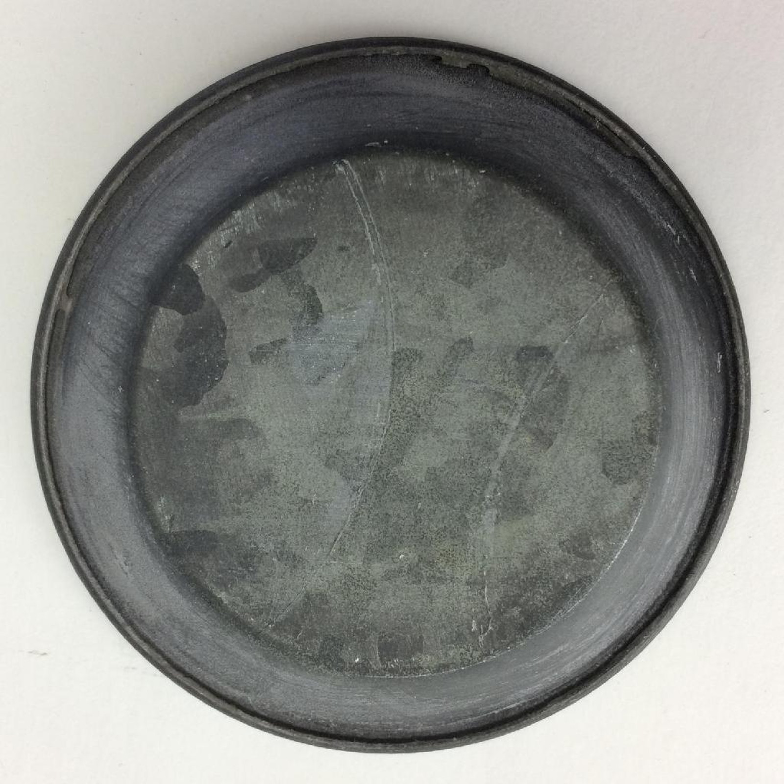 【個人宅配送不可】ブリキラウンドトレイXSサイズ