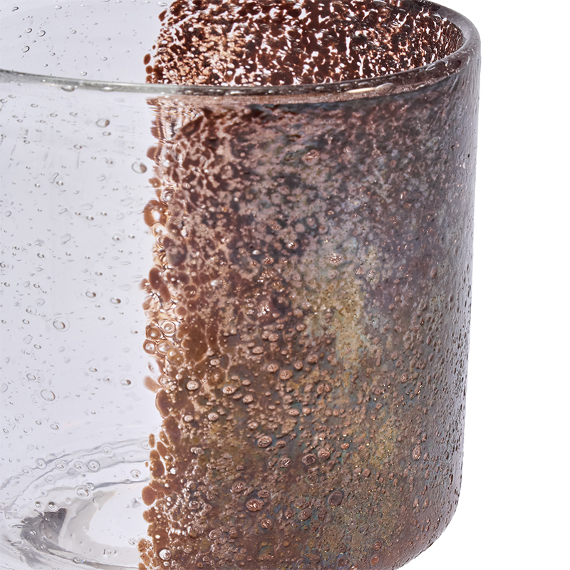 【個人宅不可】DGガラスステップポット&ソーサー10xH12 クリアMB