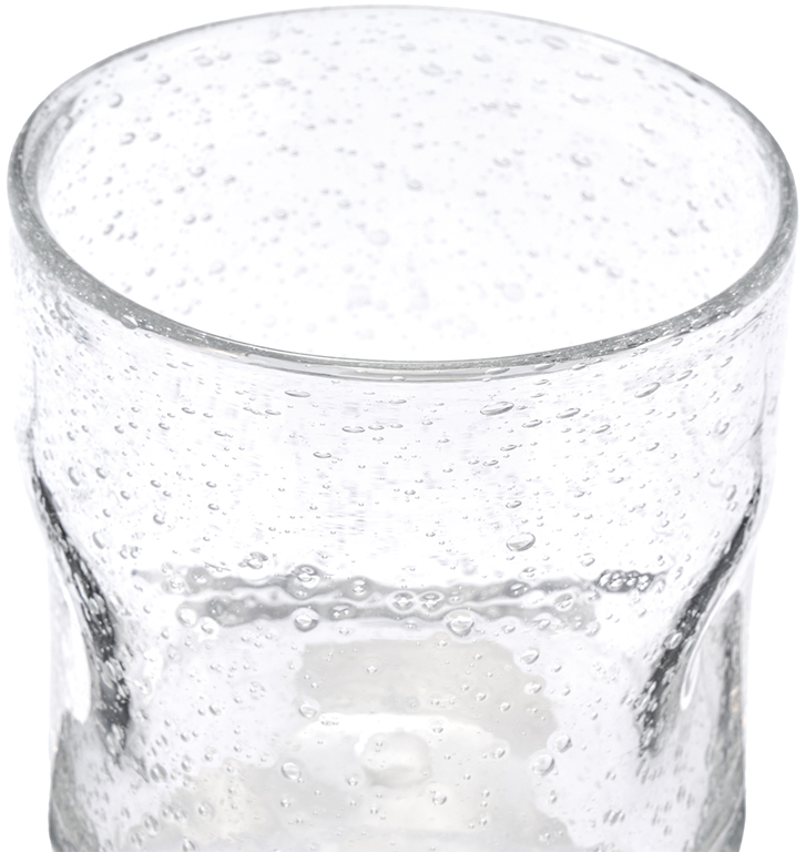 【個人宅不可】DGガラスナローポット&ソーサー10xH10 クリアー