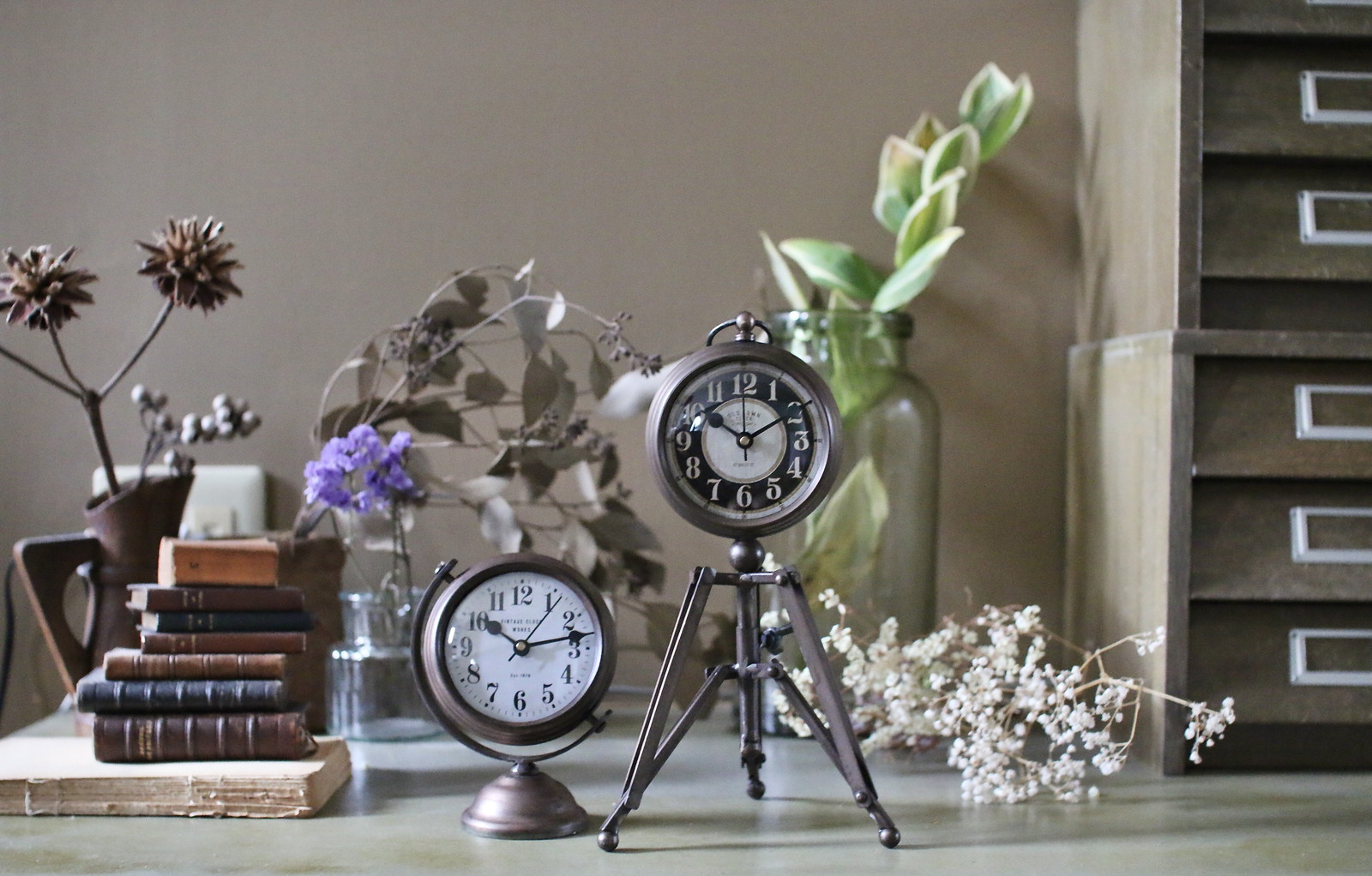 【個人宅配送不可】スタンドクロックカッパー