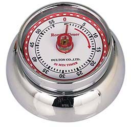 ylzszyʓrzKITCHEN TIMER W/MAGNET CHROME