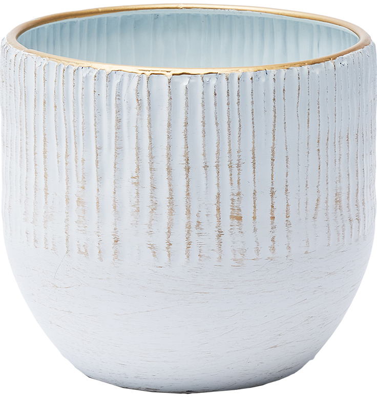 【個人宅配送不可】MC円形アールメタル柄GWHGφ10xH9