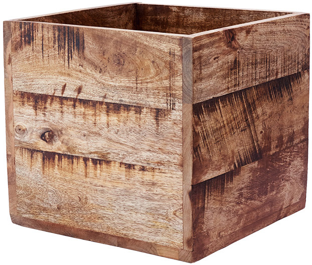 【個人宅配送不可】AMナチュラルウッドキューブBOX 33xH31