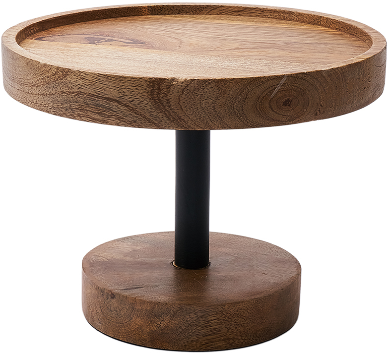 【個人宅配送不可】AMラウンドウッドプレートφ20xH15