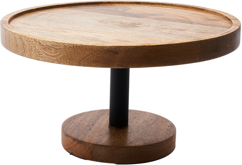 【個人宅配送不可】AMラウンドウッドプレートφ30xH17