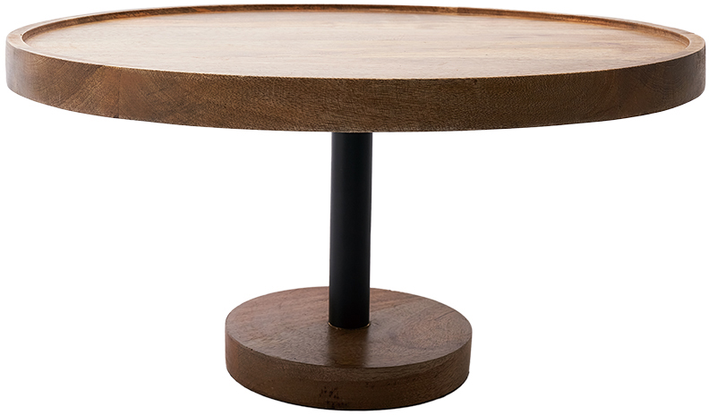 【個人宅配送不可】AMラウンドウッドプレートφ40xH21