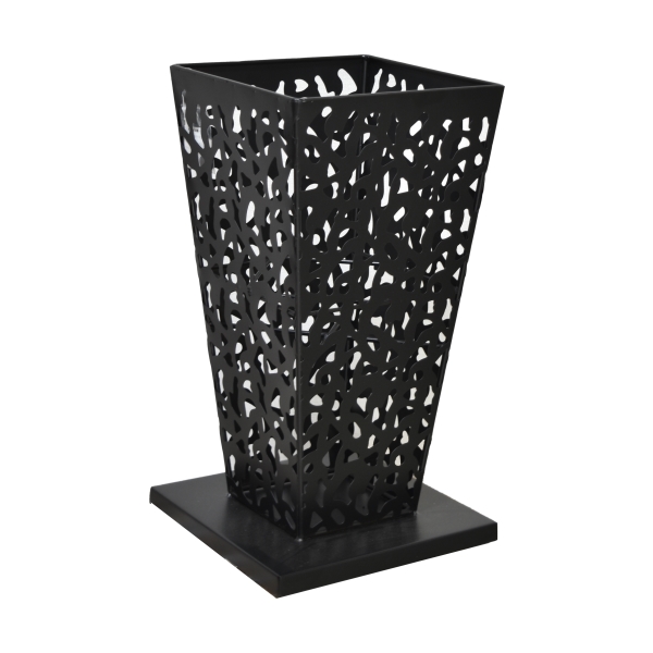 【個人宅配送不可】柄抜アイアンスタンド 角型45 ブラック