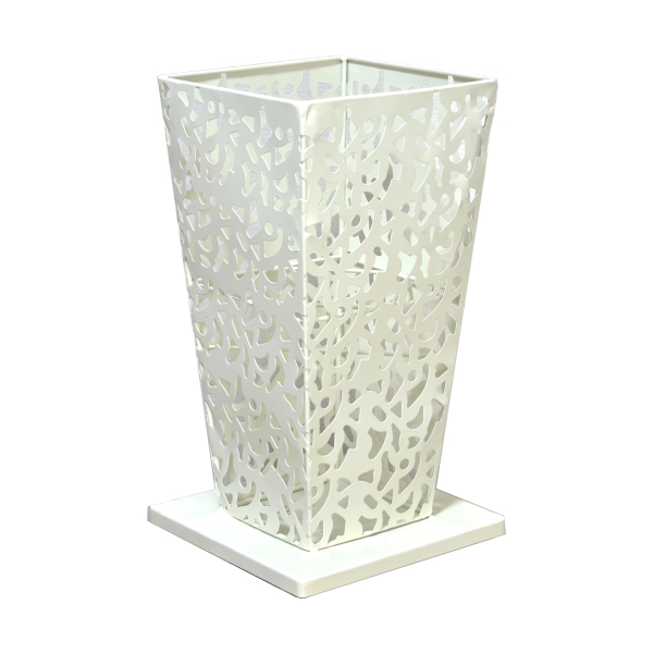 【個人宅配送不可】柄抜アイアンスタンド 角型45 ホワイト