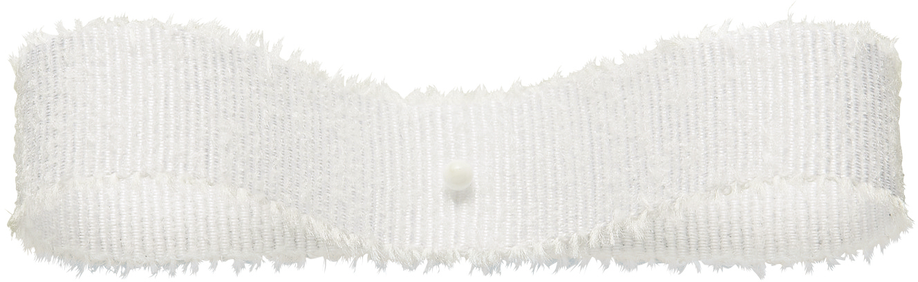 シャギーグログラン 色番1 ホワイト/W