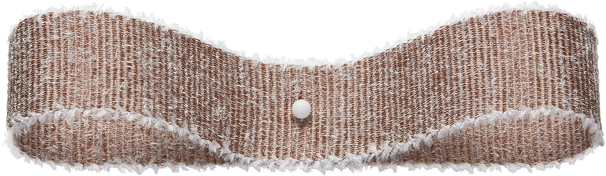 シャギーグログラン 色番34 Lブラウン/W