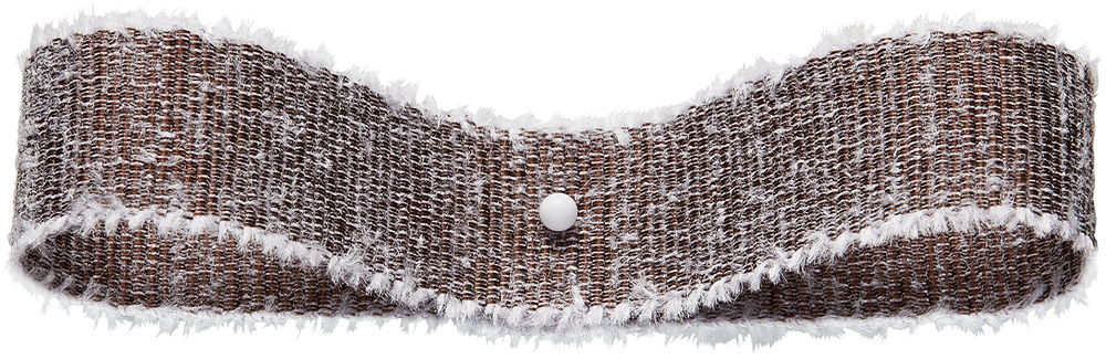 シャギーグログラン 色番73 Dブラウン/W