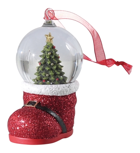 ylzszyʓrzBOOT TREE ORNAMENT RED