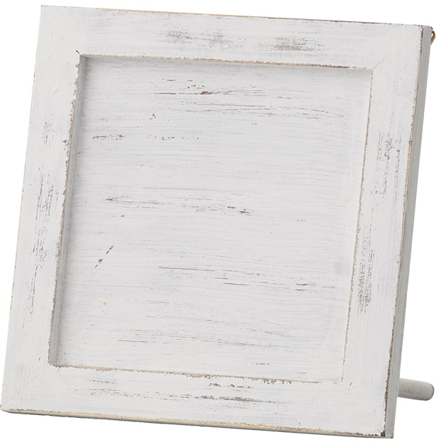 Natural wood frame Board WHITE