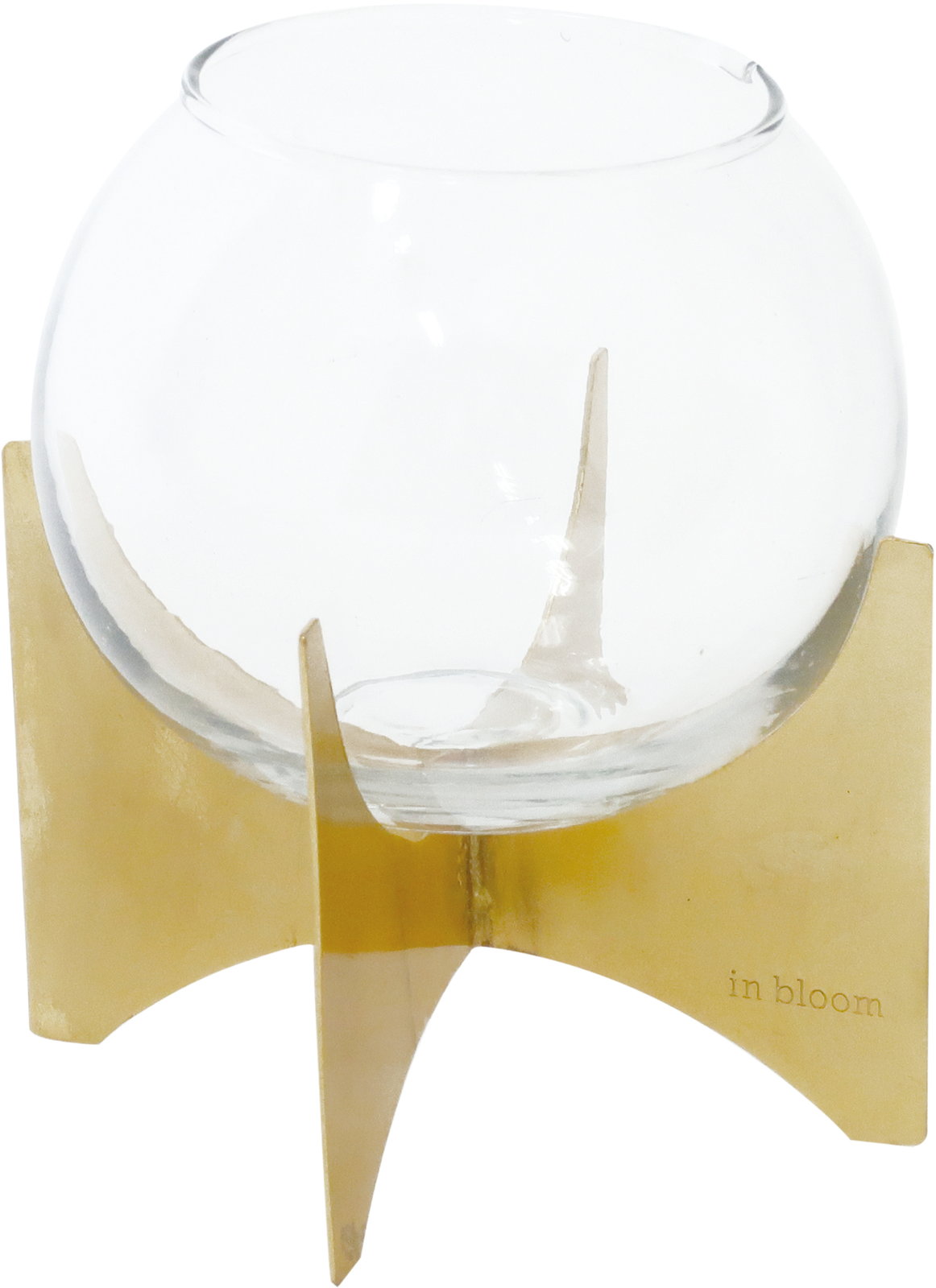 【個人宅配送不可】インブルーム ガラスボウルベースS