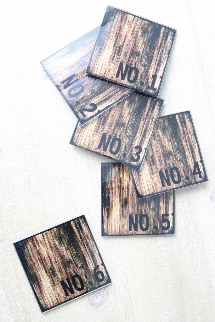 【個人宅不可】ナンバー・コースターセット